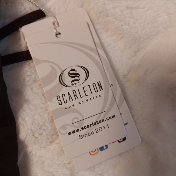 Coffee Brown Vegan High Capacity Crossbody Bag Purse Water Resistant Lightweight - Picture 10 of 11